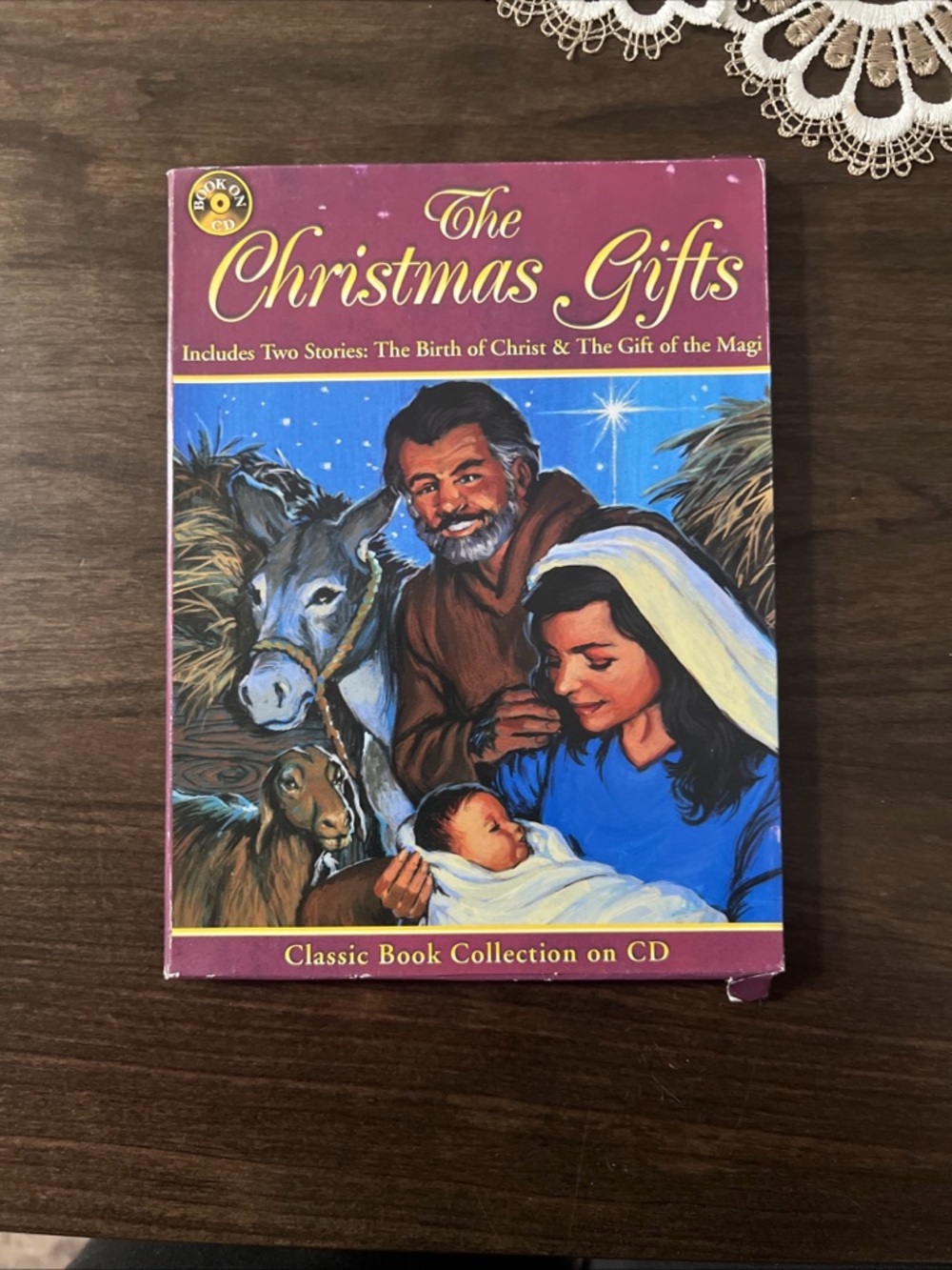 The Christmas Gifts Classic Book Collection on CD - Red & Blue Cover